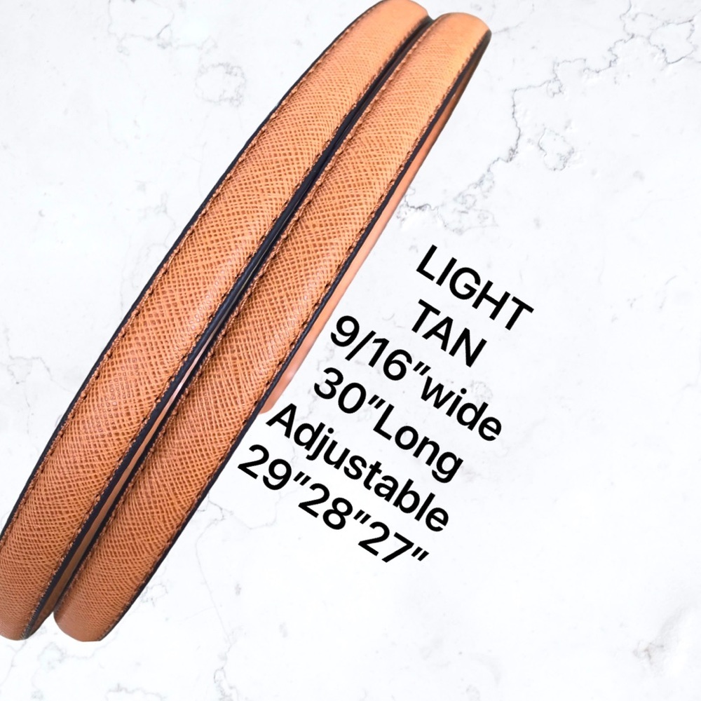 Replacement Straps Light Tan 9/16”wide NEW